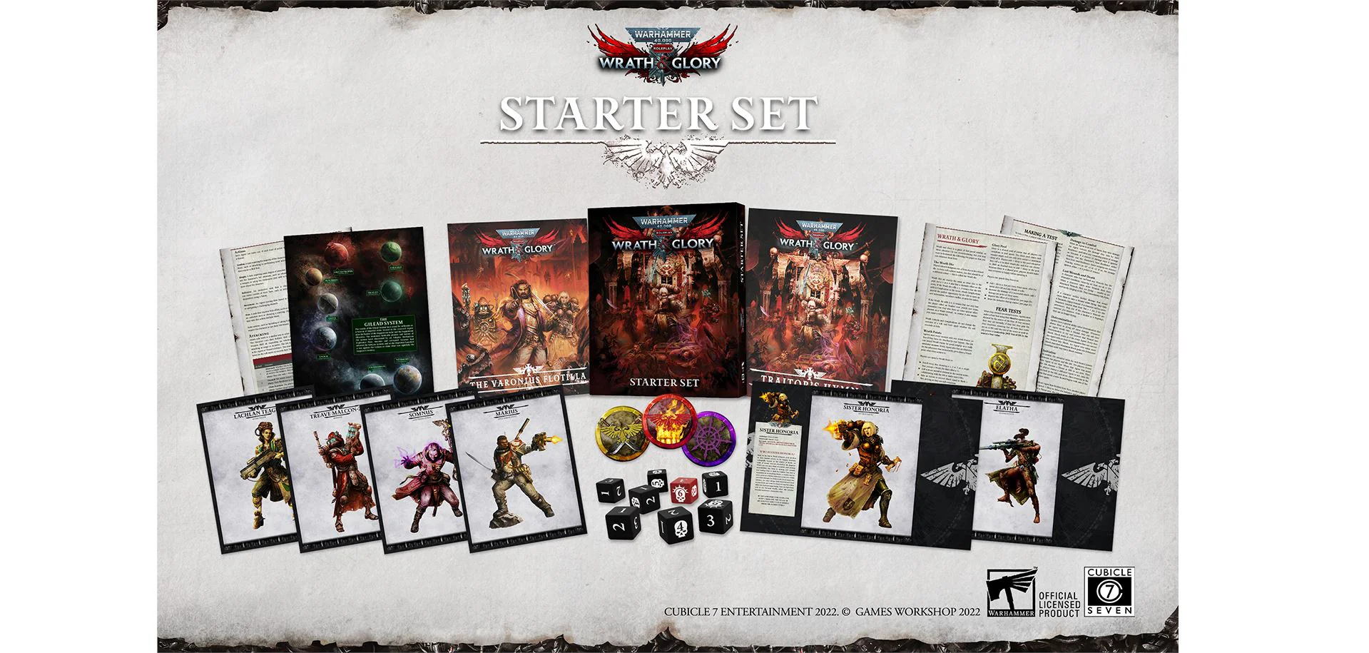 Warhammer 40,000 Roleplay Wrath & Glory Starter Set - Image 2