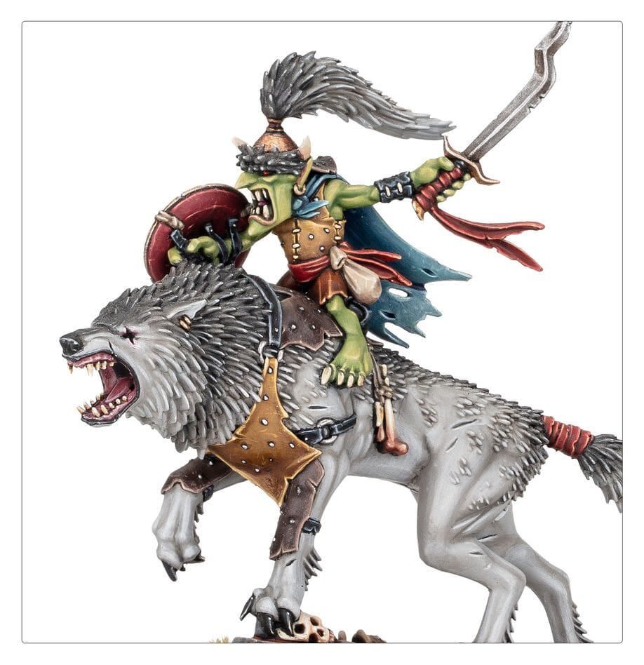 Warhammer AoS: Gloomspite Gitz: Snarlboss and Wolfgit Retinue - Image 3