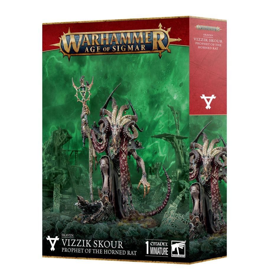 Warhammer AoS: Skaven: Vizzik Skour, Prophet of the Horned Rat