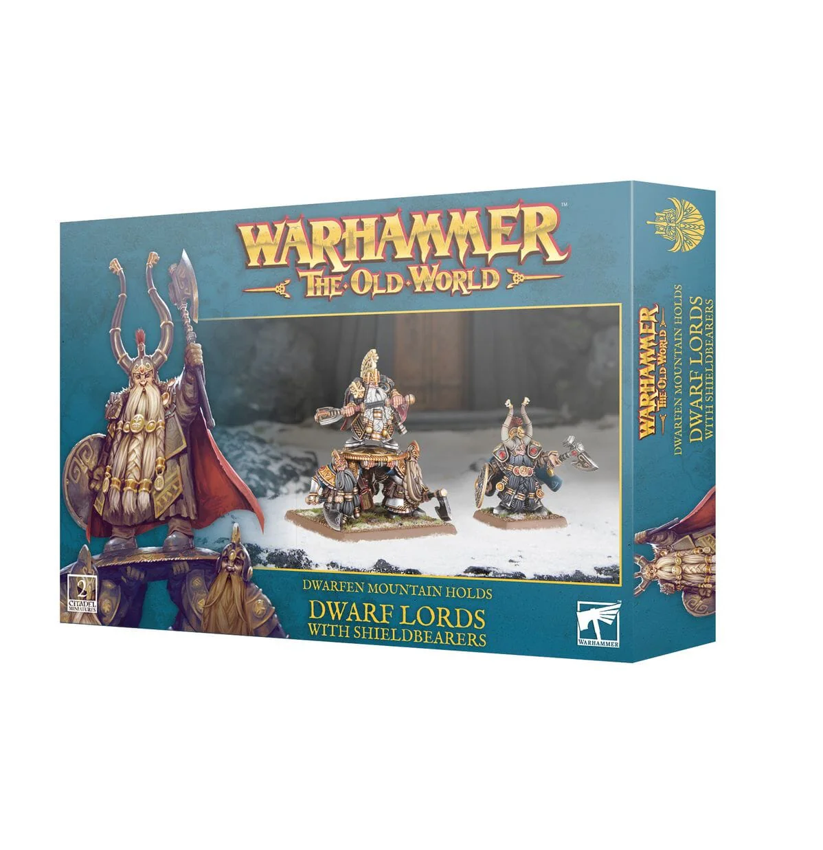 Warhammer the Old World: Dwarfen Mountain Holds - Dwarf Lords with Shieldbearers