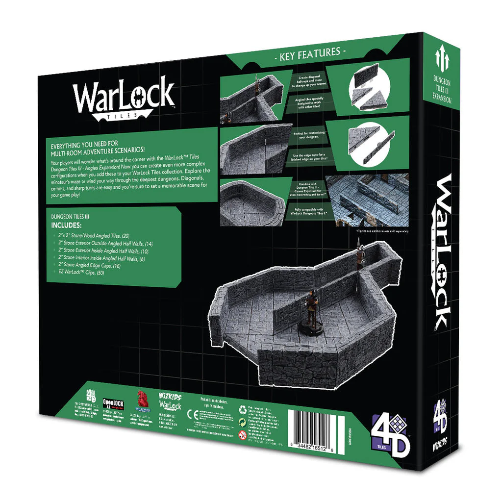 Warlock Tiles: Dungeon Tiles 3 - Angles - Image 2