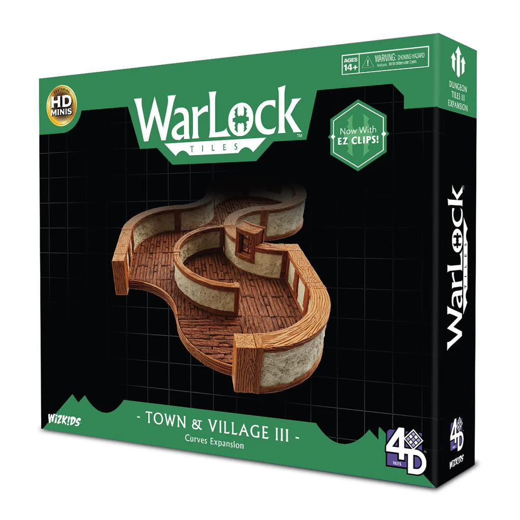 Warlock Tiles: Town & Village 3 - Curves